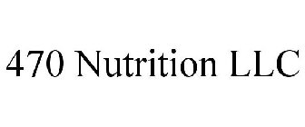 470 NUTRITION LLC