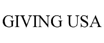 GIVING USA