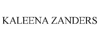 KALEENA ZANDERS