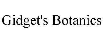 GIDGET'S BOTANICS