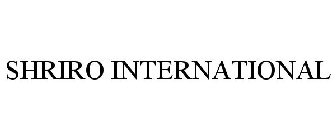 SHRIRO INTERNATIONAL