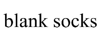 BLANK SOCKS