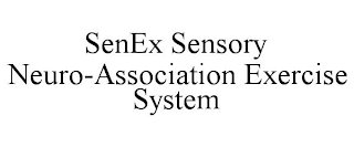 SENEX SENSORY NEURO-ASSOCIATION EXERCISE SYSTEM