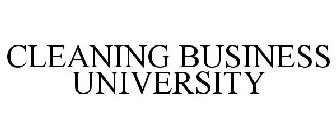 CLEANING BUSINESS UNIVERSITY