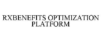 RXBENEFITS OPTIMIZATION PLATFORM