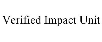 VERIFIED IMPACT UNITS