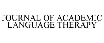 JOURNAL OF ACADEMIC LANGUAGE THERAPY