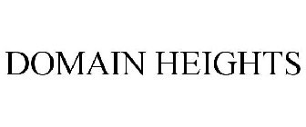 DOMAIN HEIGHTS