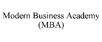 MODERN BUSINESS ACADEMY (MBA)