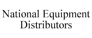 NATIONAL EQUIPMENT DISTRIBUTORS