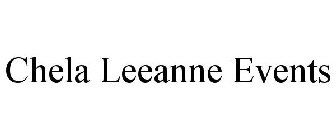 CHELA LEEANNE EVENTS