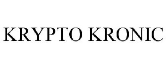 KRYPTO KRONIC