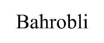 BAHROBLI