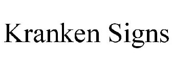 KRANKEN SIGNS