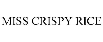 MISS CRISPY RICE