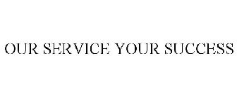OUR SERVICE YOUR SUCCESS