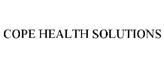 COPE HEALTH SOLUTIONS