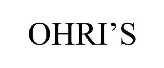 OHRI'S