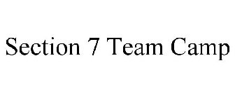 SECTION 7 TEAM CAMP