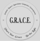 G.R.A.C.E. GRATITUDE · RESPECT · APPRECIATION · COMPASSION · ENCOURAGEMENT SHARE YOUR GRACE BE THE LIGHT