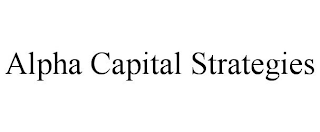 ALPHA CAPITAL STRATEGIES