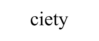 CIETY