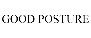 GOOD POSTURE