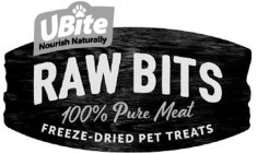 UBITE NOURISH NATURALLY RAW BITS 100% PURE MEAT FREEZE-DRIED PET TREATS