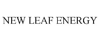 NEW LEAF ENERGY