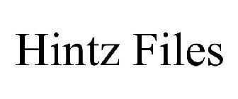 HINTZ FILES