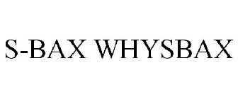 S-BAX WHYSBAX