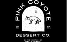 PINK COYOTE DESSERT CO. DESTIN FLORIDA DESSERT CO. BY THE CREATORS OF DEWEY'S SNOBALLS