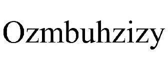 OZMBUHZIZY