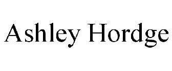 ASHLEY HORDGE