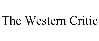 THE WESTERN CRITIC