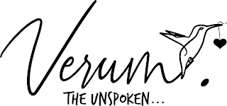 VERUM. THE UNSPOKEN...