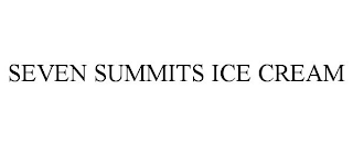 SEVEN SUMMITS ICE CREAM