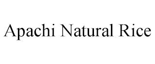 APACHI NATURAL RICE
