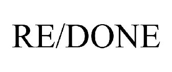 RE/DONE