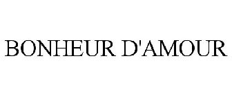 BONHEUR D'AMOUR