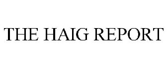 THE HAIG REPORT