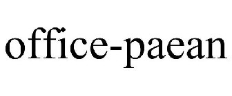 OFFICE-PAEAN