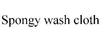 SPONGY WASH CLOTH
