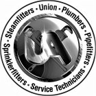 UA · UNION ·PLUMBERS · PIPEFITTERS · SERVICE TECHNICIANS · SPRINKLERFITTERS · STEAMFITTERS