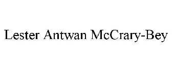 LESTER ANTWAN MCCRARY-BEY