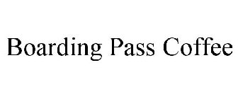 BOARDING PASS COFFEE