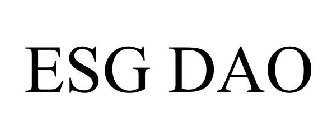 ESG DAO