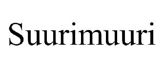 SUURIMUURI