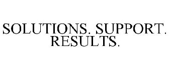 SOLUTIONS. SUPPORT. RESULTS.