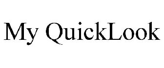 MY QUICKLOOK